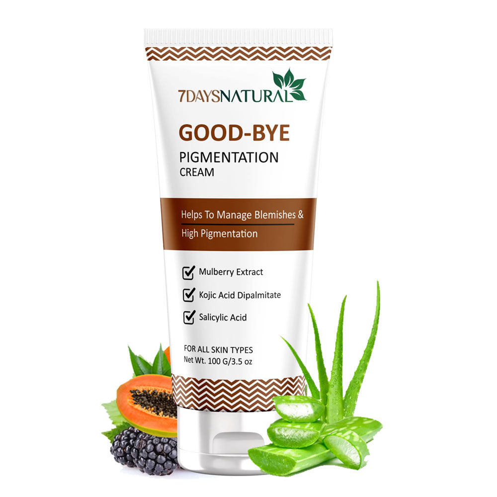 7Days Natural Pigmentation Cream for Acne Scar Removal Pigmentation, Dark Spots & face Glowing (100 g) image 0