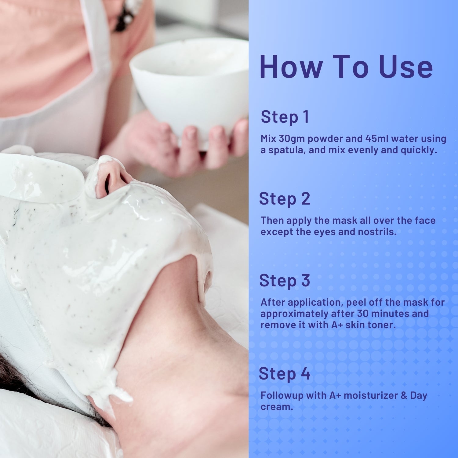 Active Whitening Peel Off Mask 500gm image 4