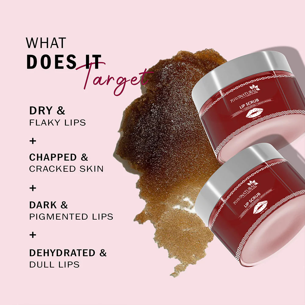 Lip Scrub for Dark Lips – Exfoliating Lip Lightener for Women (25g) image 5