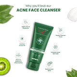 A+ Acne Face Cleanser with 0.5% Salicylic Acid – 100 gm image 2