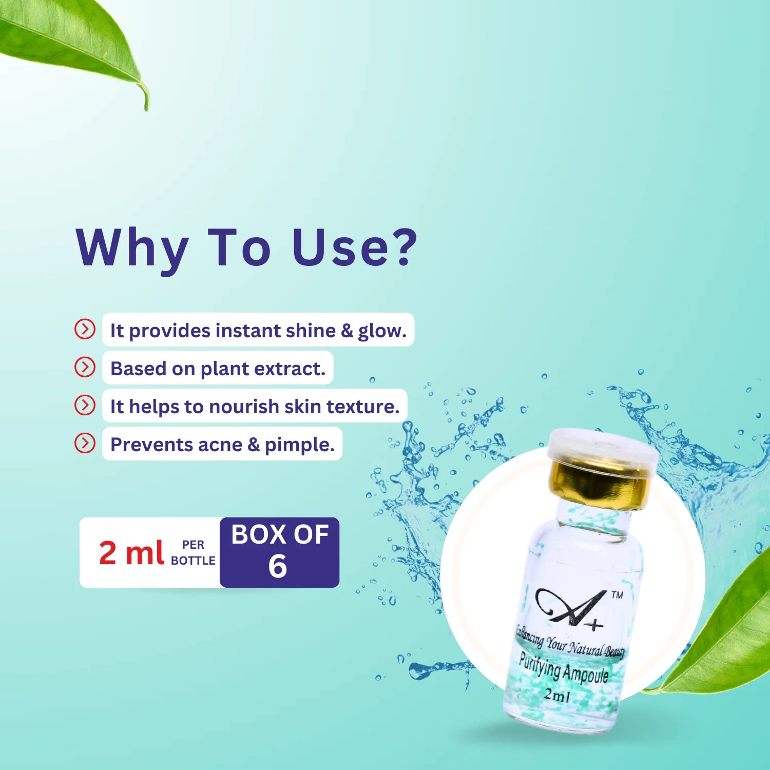 Purifying Ampoule (Set of 6 Ampoules) image 3