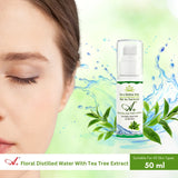 Floral Distilled Water with Tea Tree Oil – Purifying Face Mist