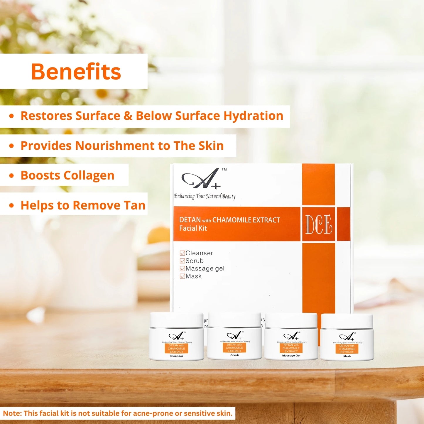 A+ Detan with Chamomile Extract Facial Kit image 3