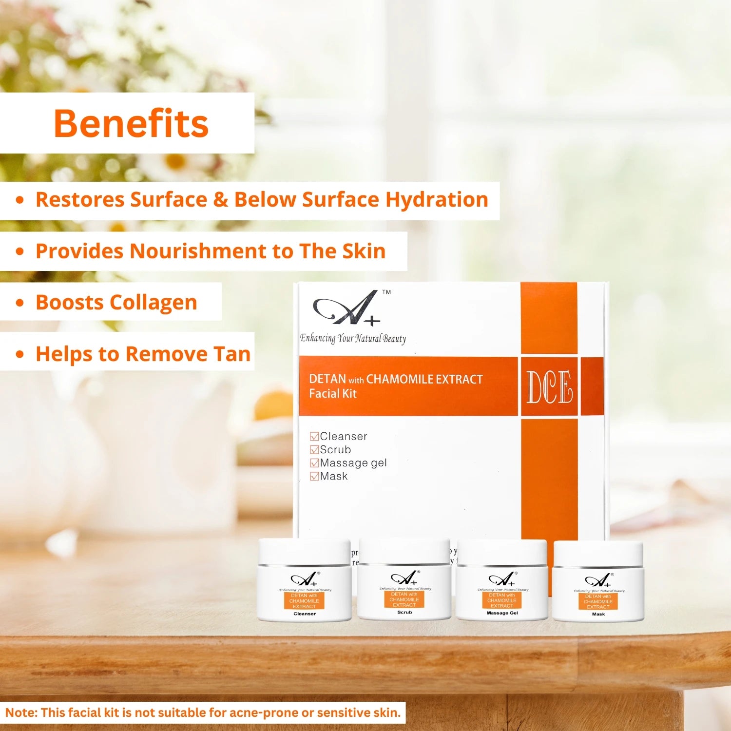 A+ Detan with Chamomile Extract Facial Kit image 3