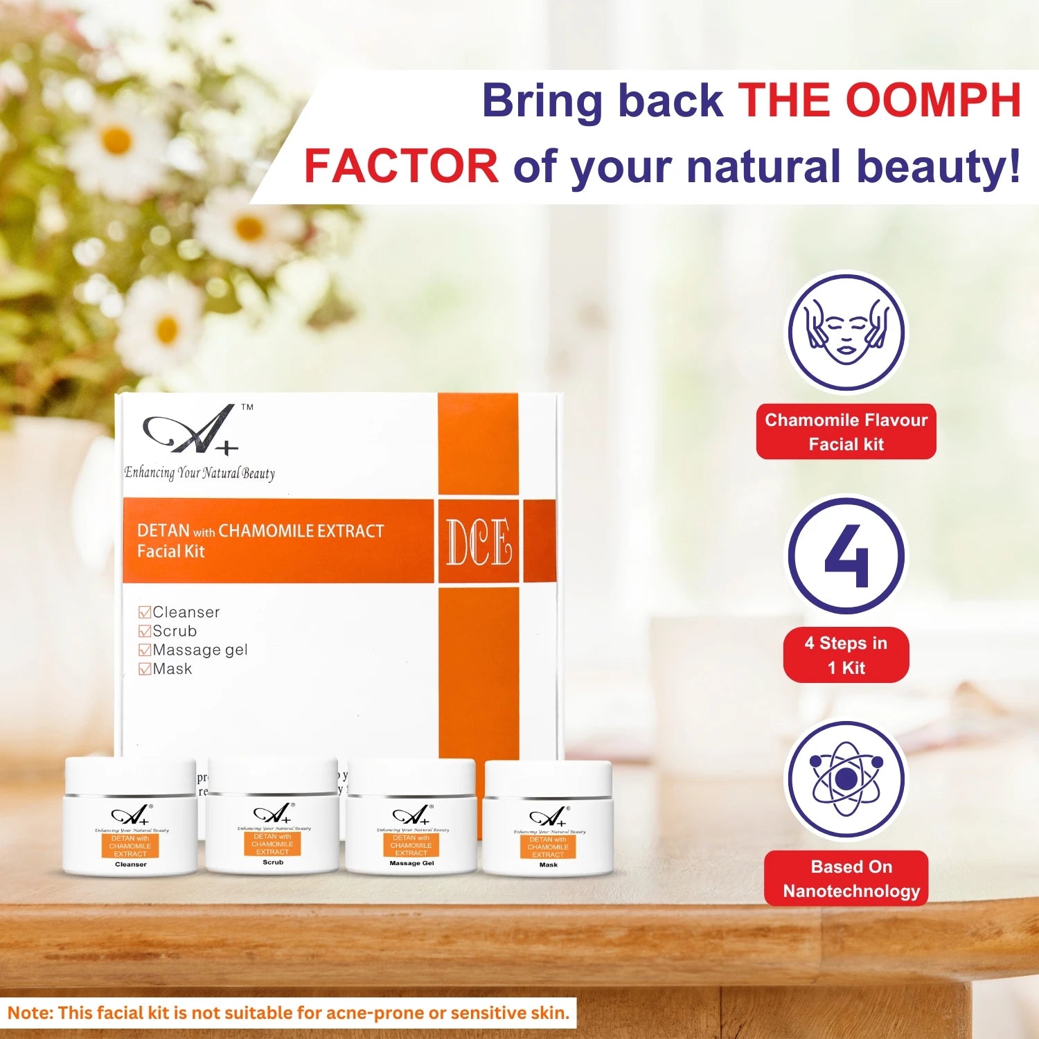 A+ Detan with Chamomile Extract Facial Kit image 4