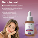 Kumkumadi Essential Oil 30 ml for glowing skin natural way & Diminishes scars, dark circles and dark spots| 7Days Natural image 5
