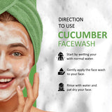 Buy Cucumber Face Wash for Fresh & Fairer Skin | 7Days Natural 100 ml image 5