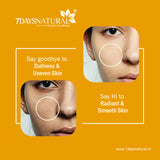 7Days Natural Ubtan Face Scrub For Face with Turmeric – 100g Scrub image 3