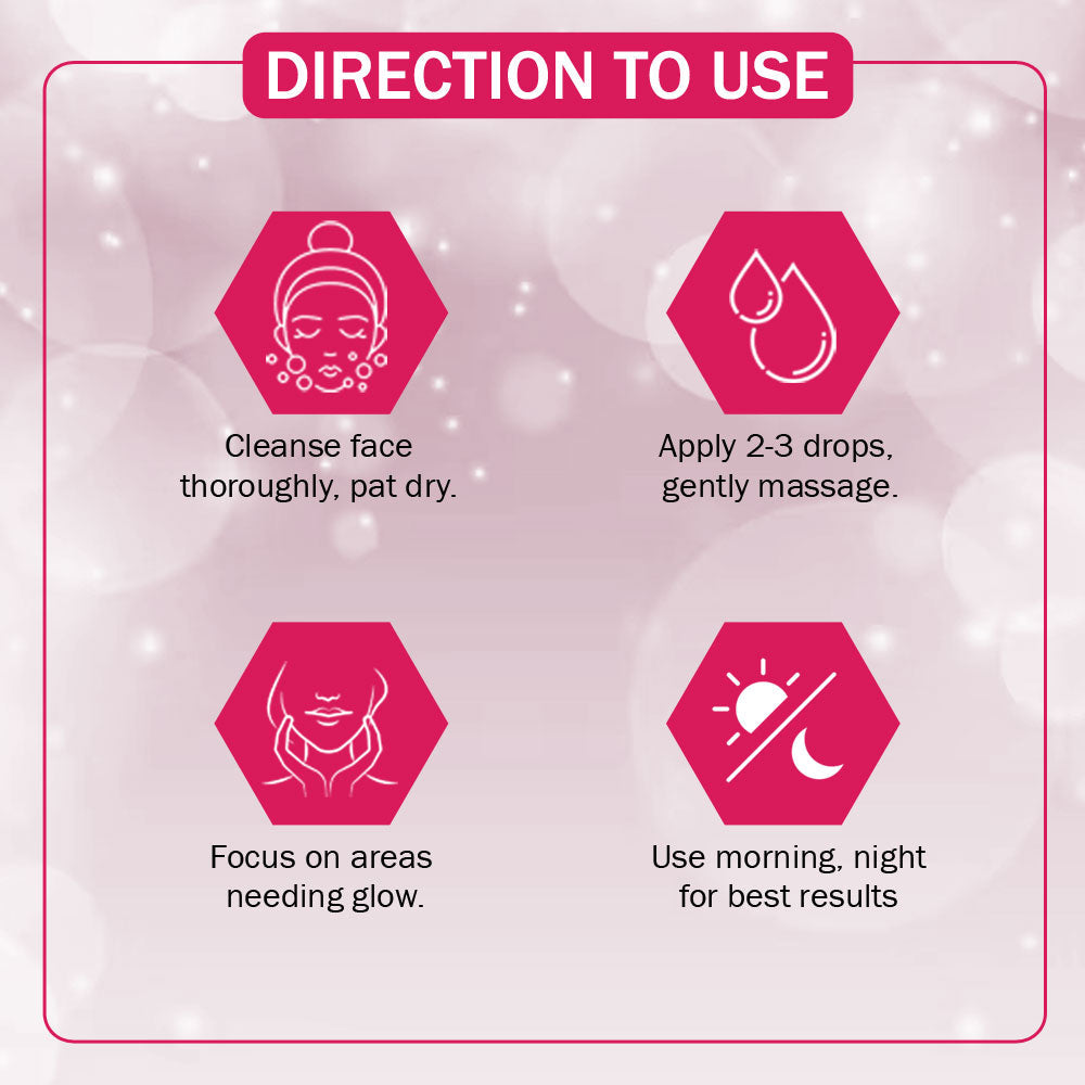 7 Days Natural Face Glow oil | Anti ageing Spotless Skin | Sun Protection oil (30 ml) image 7