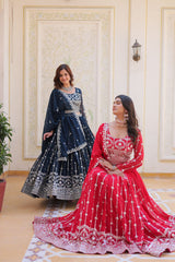 Premium Wedding Lehenga Choli with Heavy Sequin Embroidery