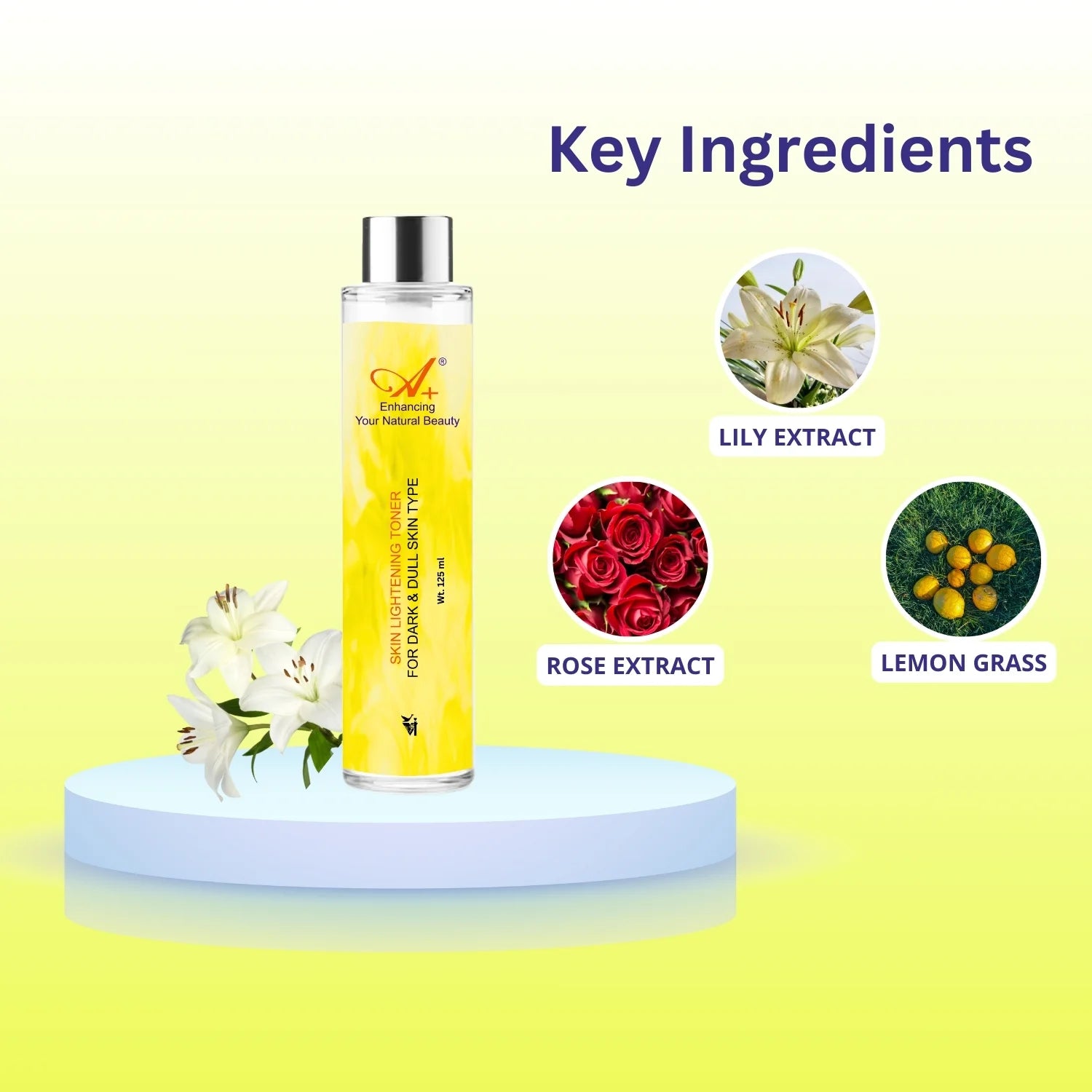 A+ Skin Lightening Toner (125 ml) image 2