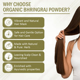 7Days Natural100% Pure Bhringraj Powder for Hair Growth - 200Gms | Good for Hair Pack, Hair Oil | Preservative Free, 1 Count image 5