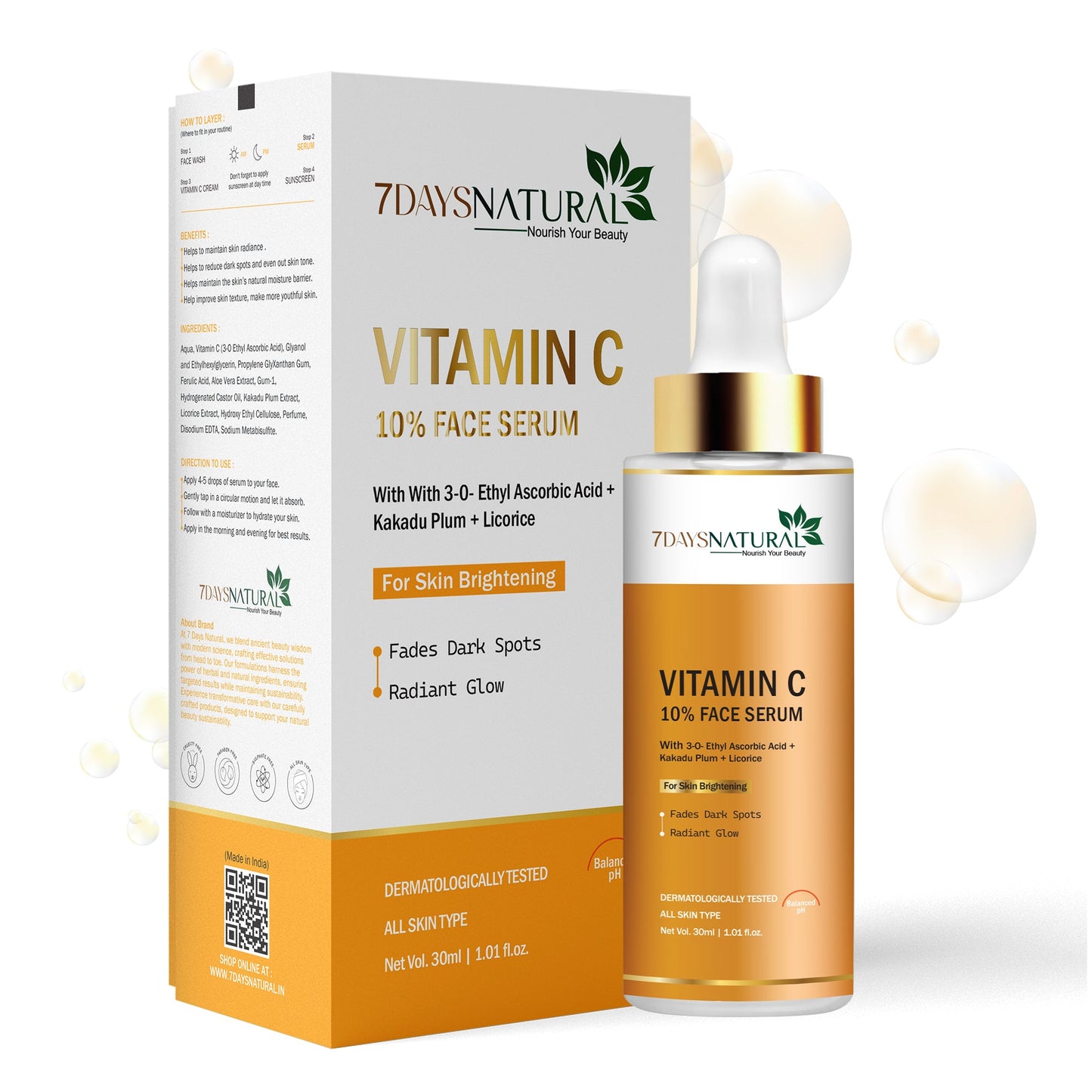 7Days Natural Vitamin C Skincare Combo For Radiant, Healthy & Protected Skin image 6