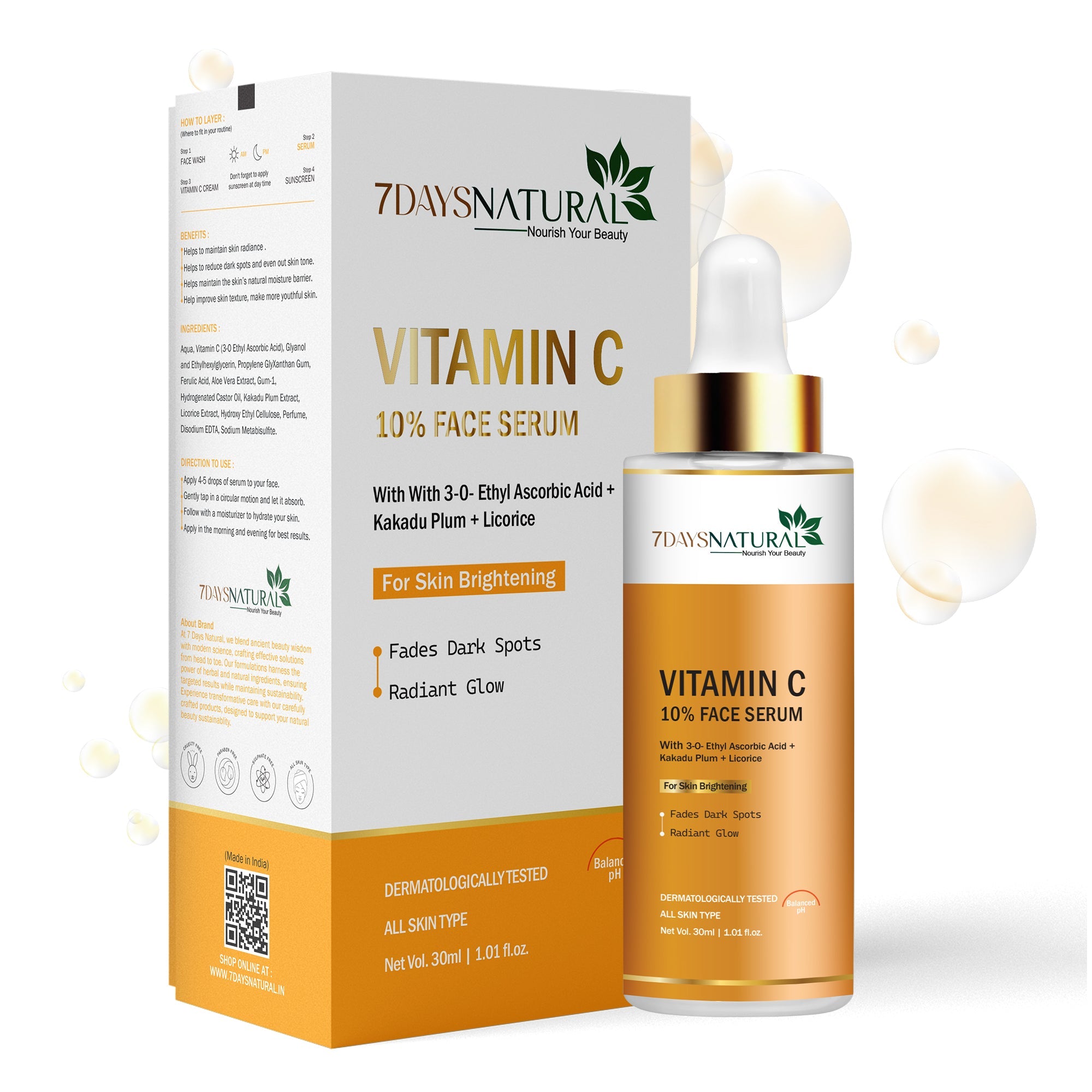 7Days Natural Vitamin C Skincare Combo For Radiant, Healthy & Protected Skin image 6