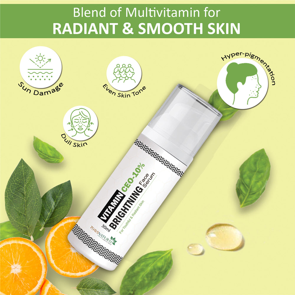 Vitamin CEO-10% Brightening Face Serum – For Glowing, Even-Toned Skin (30ml) image 8