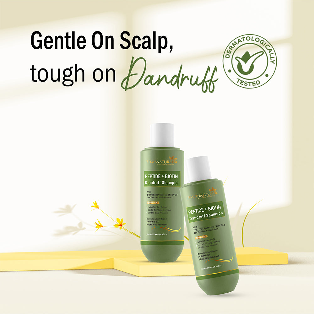 7 DAYS NATURAL PEPTIDE + BIOTIN DANDRUFF SHAMPOO - 250ML image 3