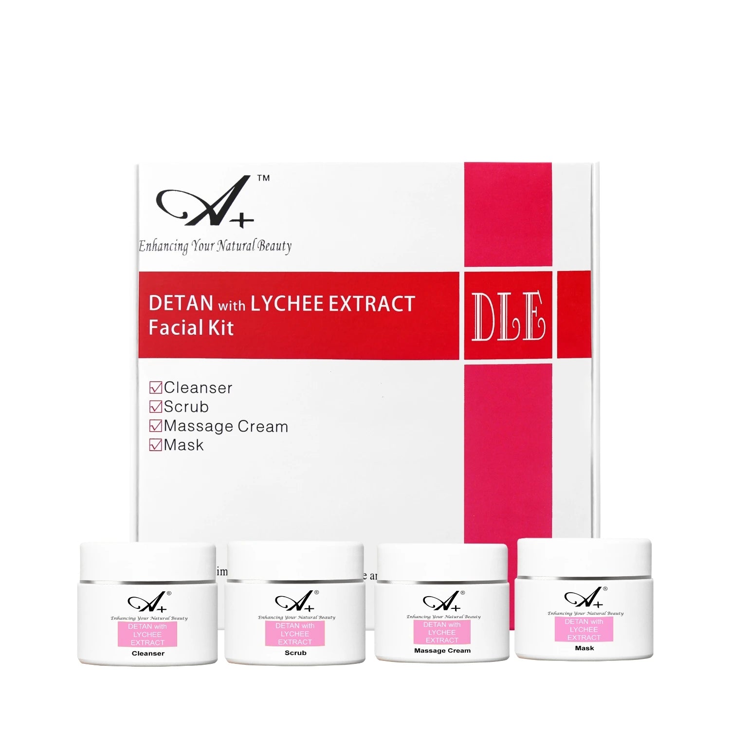 A+ Detan with Lychee Extract Facial Kit image 0