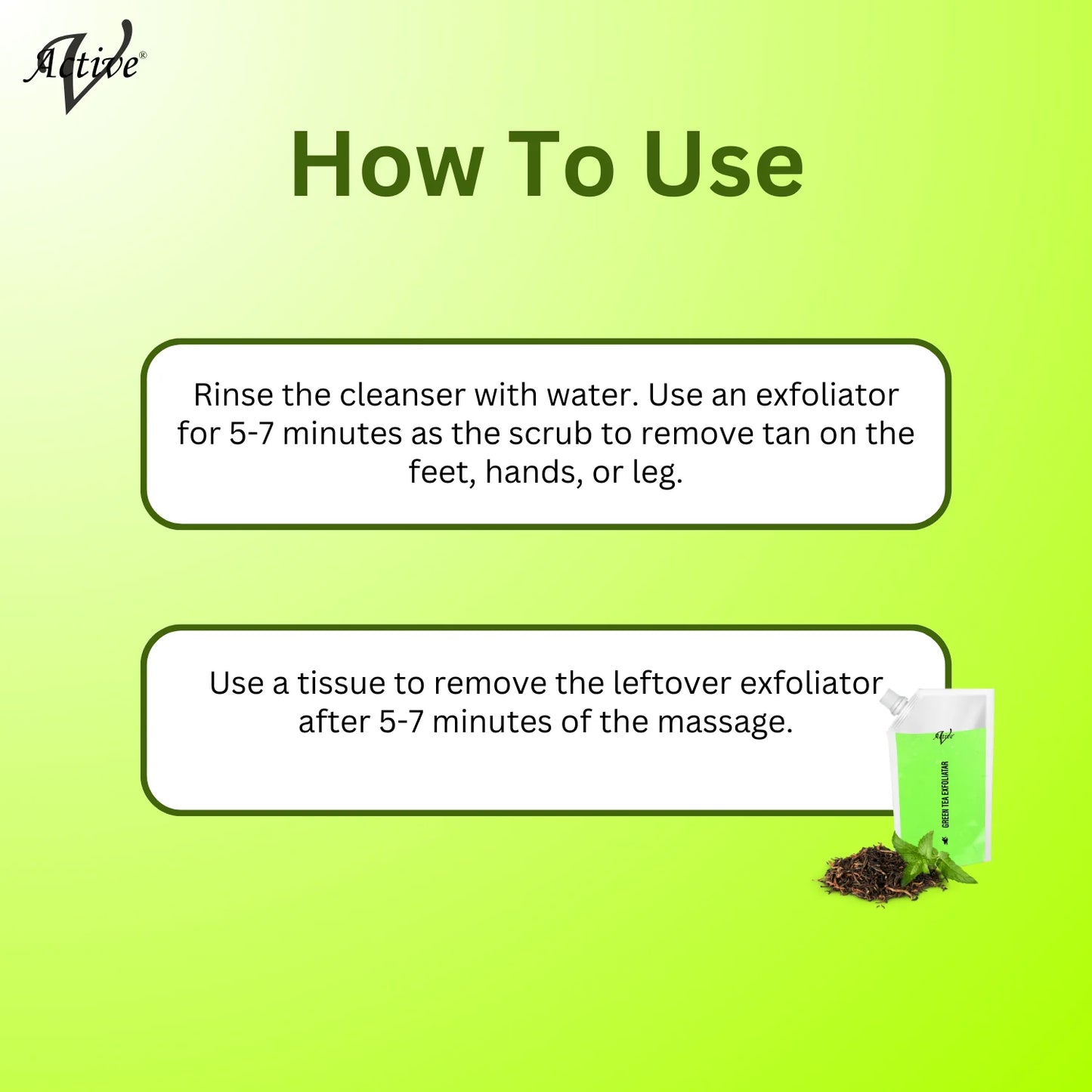 Green Tea Exfoliator (800 gm) image 3