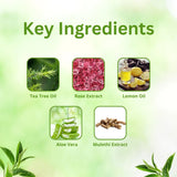 Floral Distilled Water with Tea Tree Oil – Purifying Face Mist