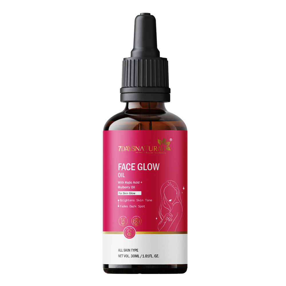 7 Days Natural Face Glow oil | Anti ageing Spotless Skin | Sun Protection oil (30 ml) image 1