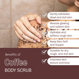 7Days Natural Coffee Body Scrub for Exfoliation, Tan Removal & Soft-Smooth Skin – 100% Natural Scrub image 5