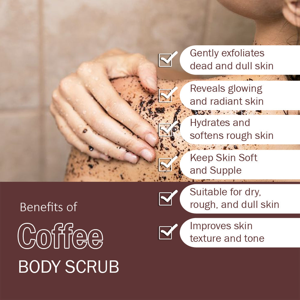 7Days Natural Coffee Body Scrub for Exfoliation, Tan Removal & Soft-Smooth Skin – 100% Natural Scrub image 5