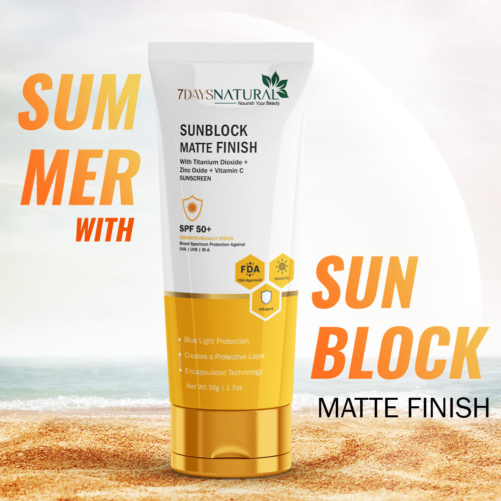 Sunblock Matte Finish SPF 50+ Sunscreen - 50 GM image 10