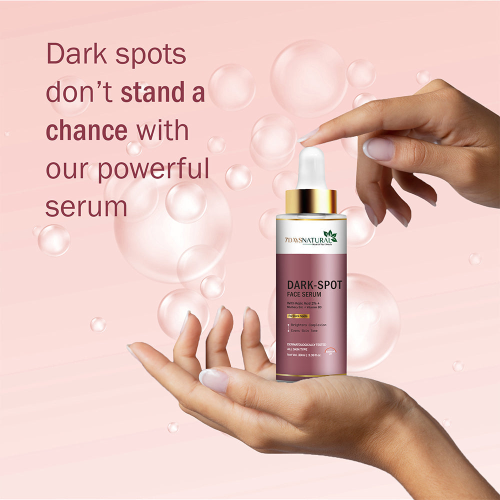 7 DAYS NATURAL Dark-Spot Face Serum For Women & Men For Dark Spot - 30ML image 1