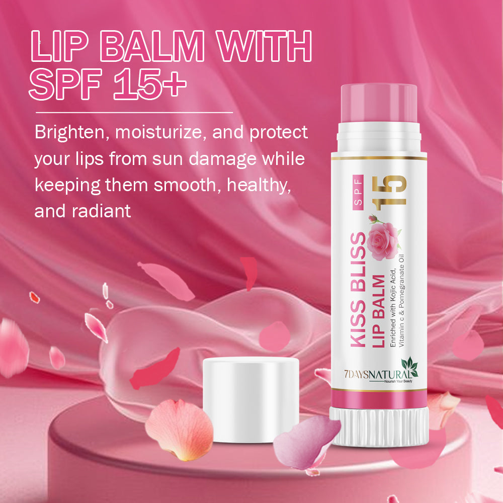 7DAYS NATURAL Kiss Bliss With 15 SPF Lip Balm For Lips - 10GM image 4