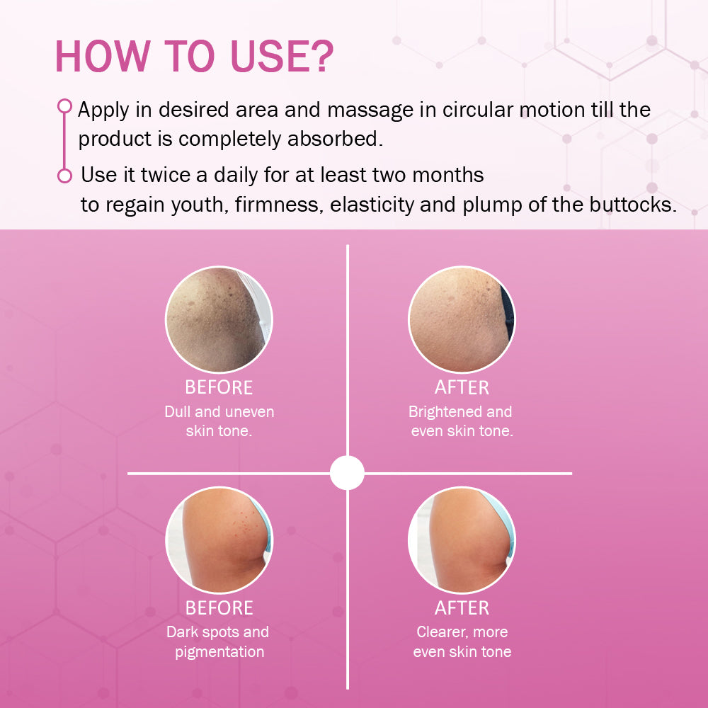 7Days Natural Hip Up Smoothing Moisturizer Cream | Generic Buttock Enhancement Cream Hip Lift Up-100 ml image 5