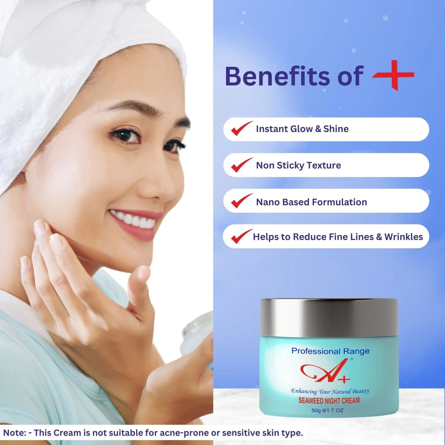 A+ Seaweed Night Cream image 3