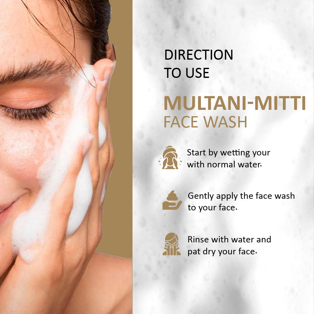 Buy Natural Multani Mitti Face Wash | 7Days Natural image 3