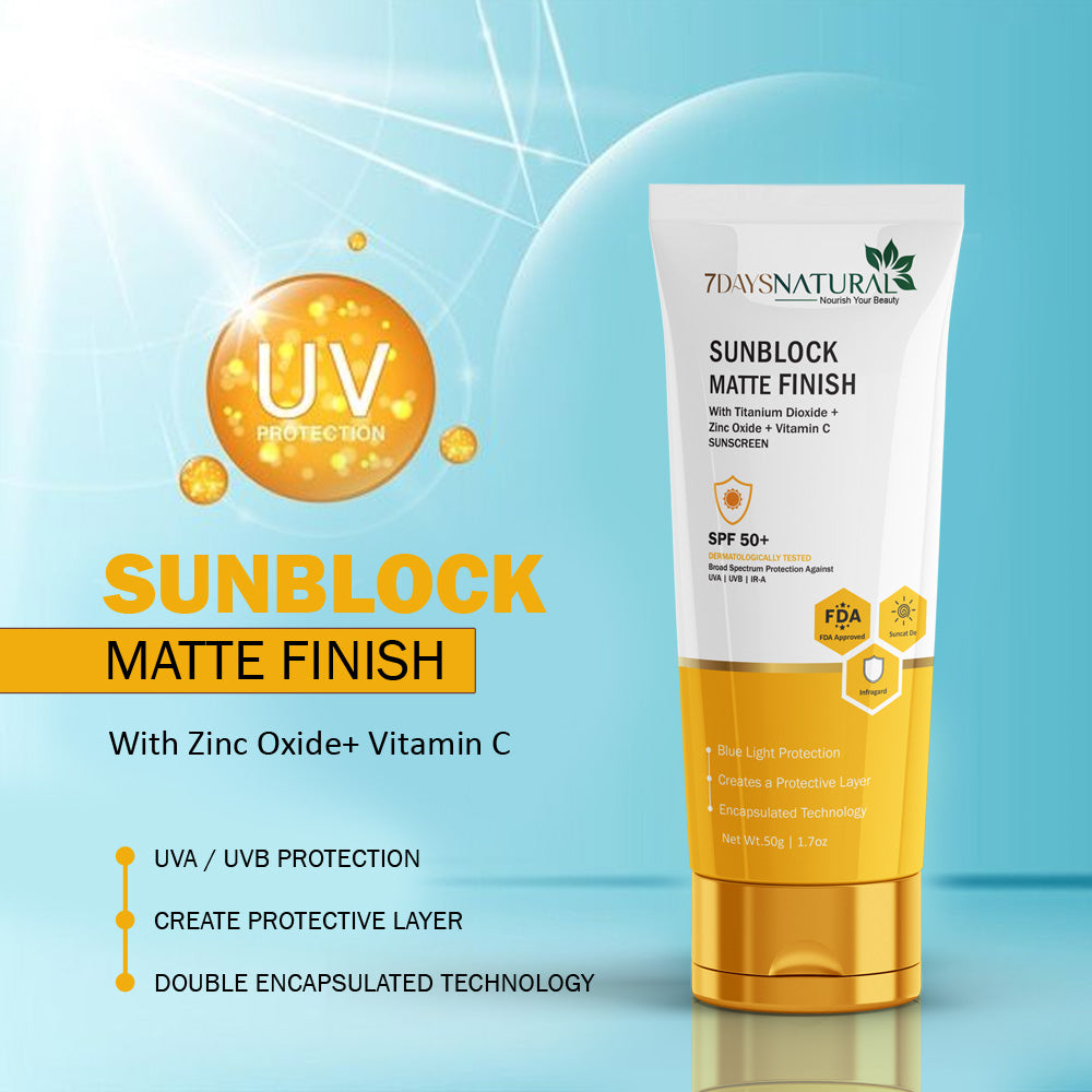 Sunblock Matte Finish SPF 50+ Sunscreen - 50 GM image 9
