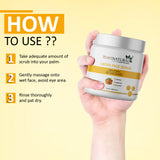 7Days Natural Ubtan Face Scrub For Face with Turmeric – 100g Scrub image 9
