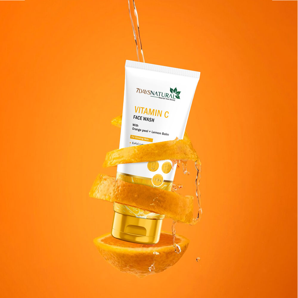 7DAYS NATURAL Vitamin C Face Wash For Women & Men For Skin - 100ML image 1
