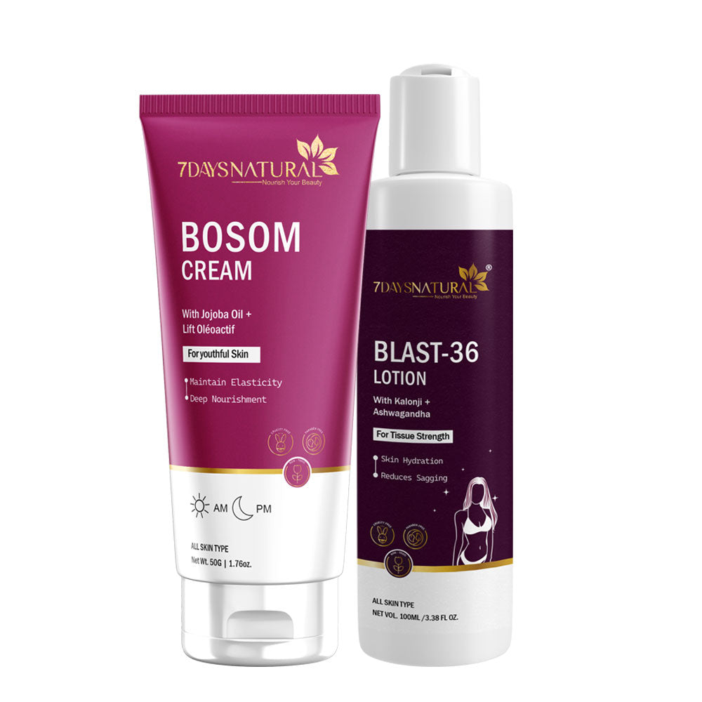 7Days Natural Bosom Cream-50 ml and Blast-36 Combo Offer image 0