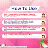 A+ Detan with Lychee Extract Facial Kit image 5