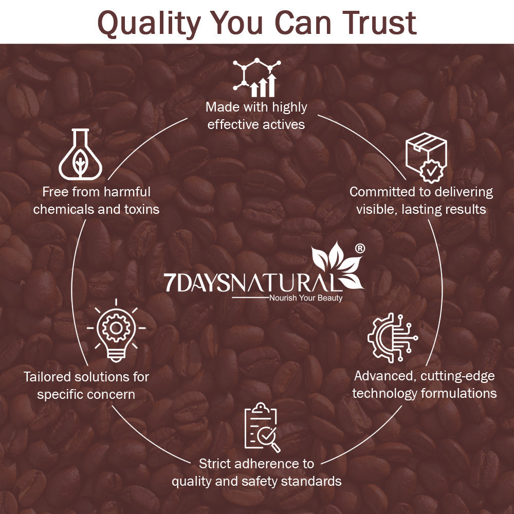 7Days Natural Coffee Body Scrub for Exfoliation, Tan Removal & Soft-Smooth Skin – 100% Natural Scrub image 2