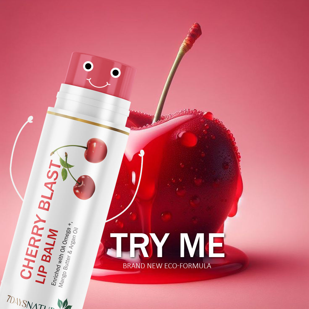 7 DAYS NATURAL Cherry Blast Lip Balm For Lips - 10GM image 7