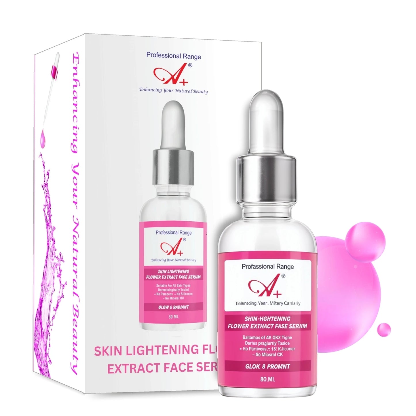 A+ Skin Lightening Flower Extract Face Serum (30 ml) image 0
