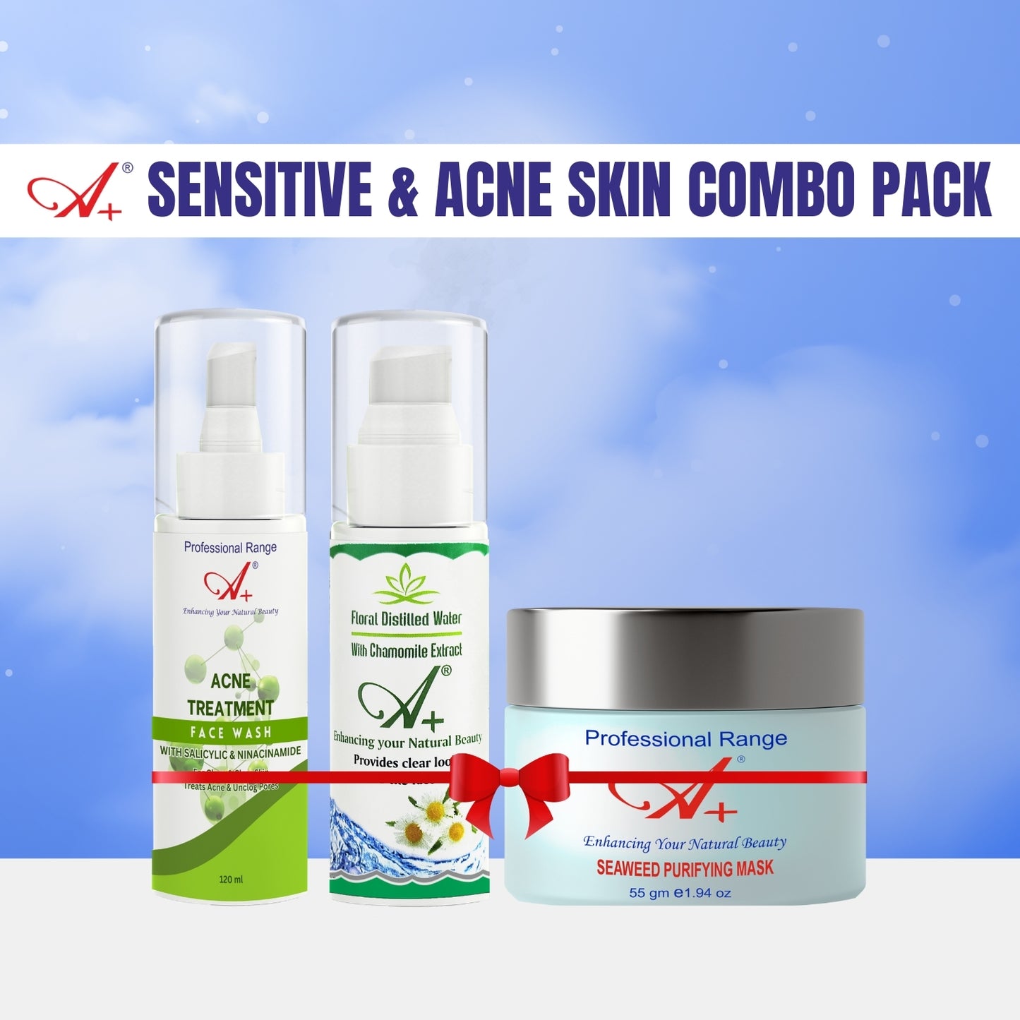 A+ Sensitive & Acne Skin Combo Pack image 1