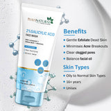 7DAYS NATURAL 2% Salicylic Face Wash For Women & Men For Active Acne - 100ML image 6