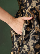 Black Box Pleated Dress - Elganza
