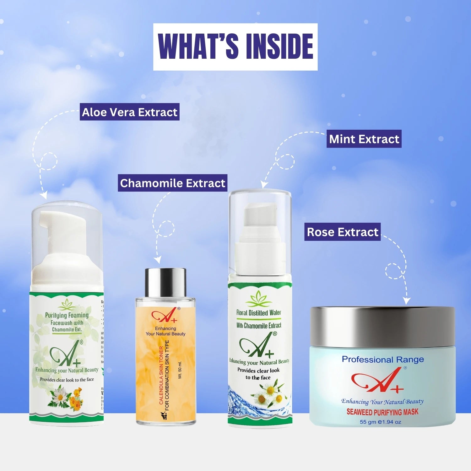 A+ Sensitive & Oily Skin Combo Pack image 2
