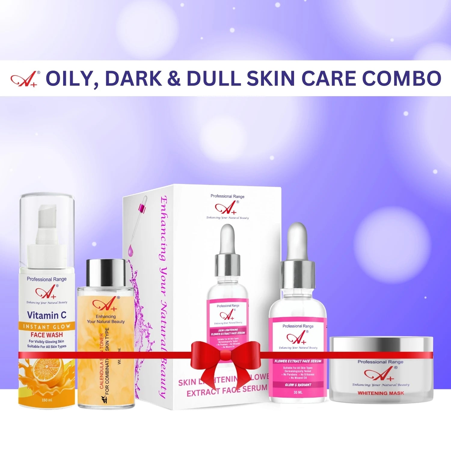 A+ Oily, Dark And Dull Skin Care Combo image 1