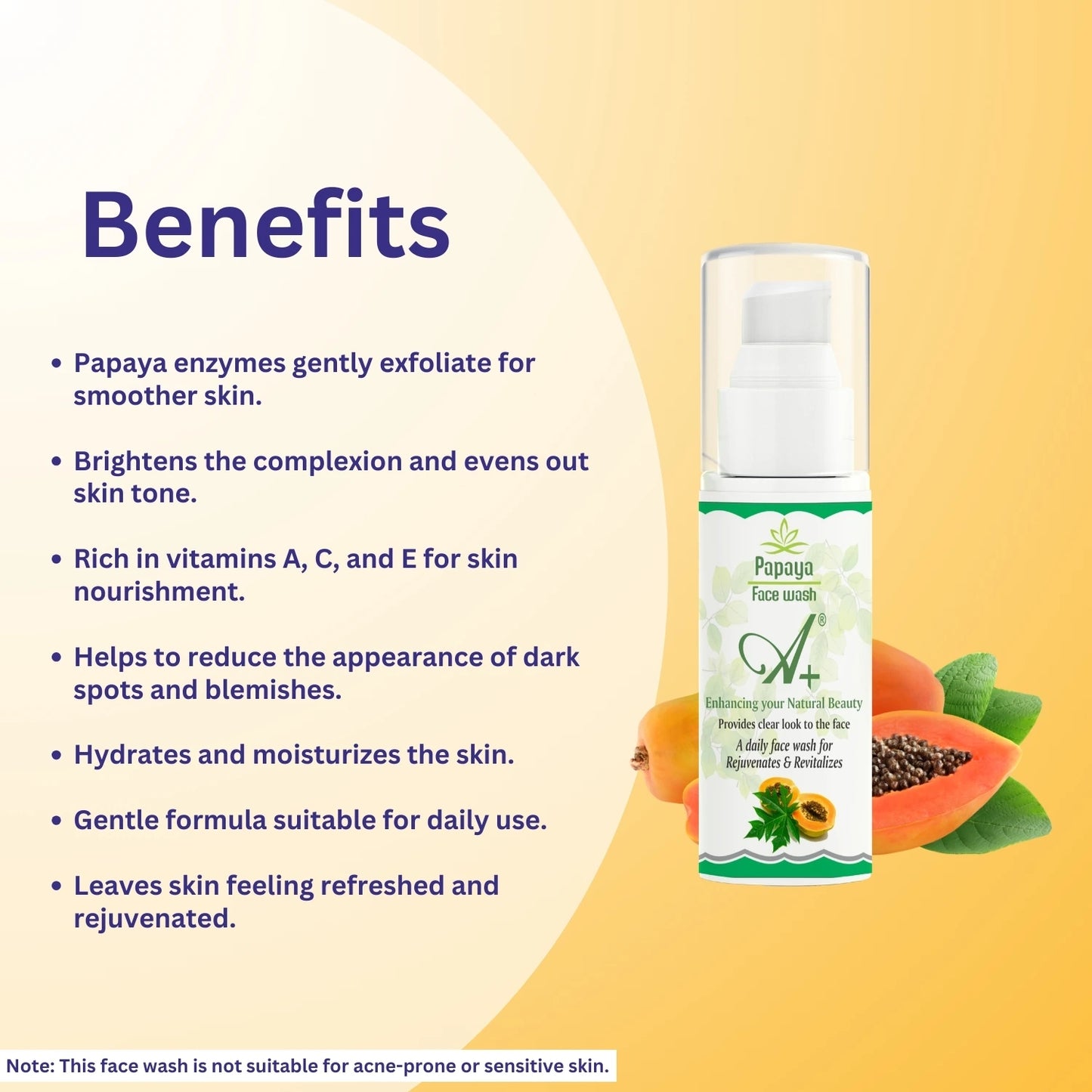 Papaya Face Wash image 3