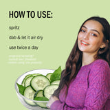 7Days Natural Cucumber Face Toner with Rose Water and Menthol, pH Balancing, Instant Hydration,100g image 3