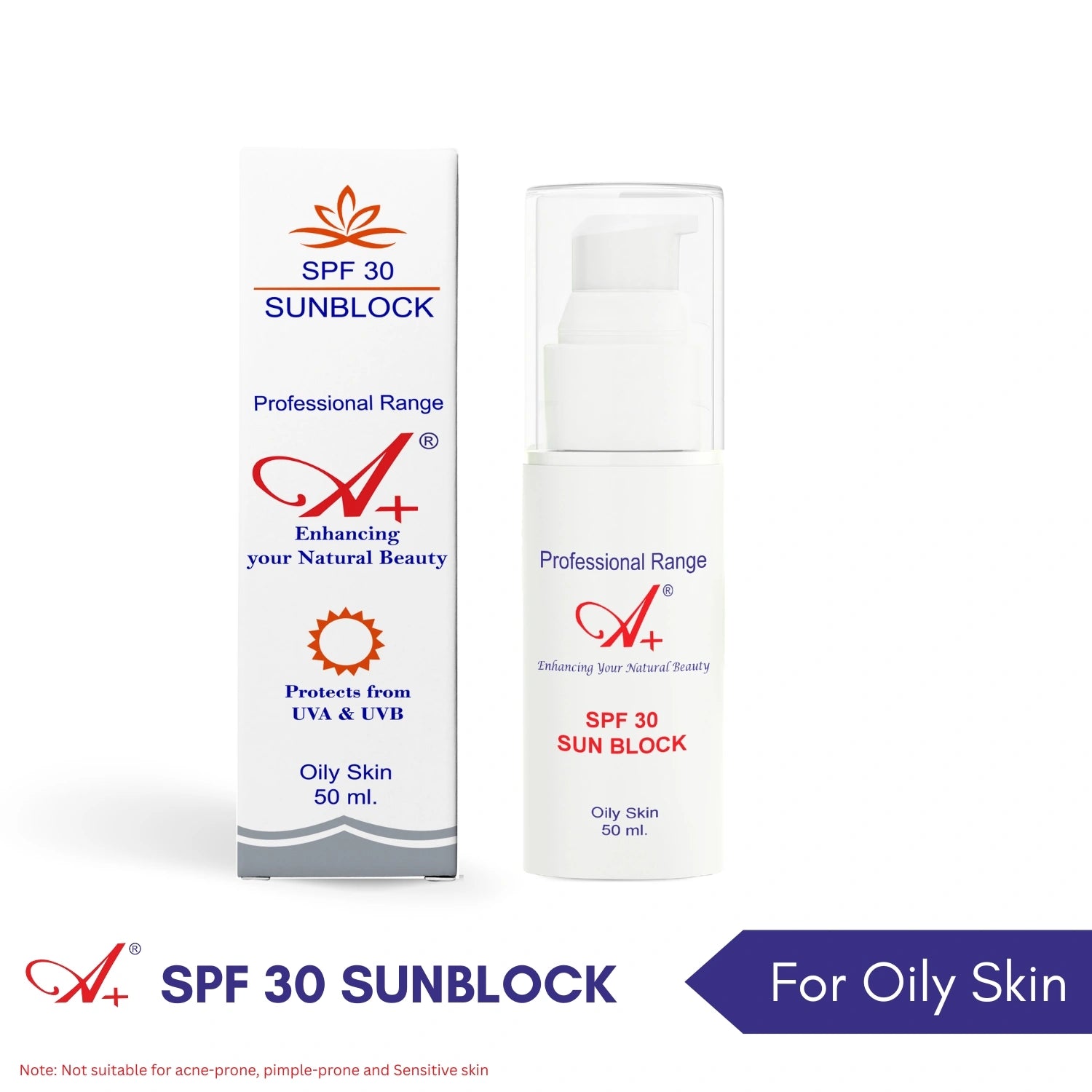 A+ SPF 30 SUNBLOCK 50 ml image 1