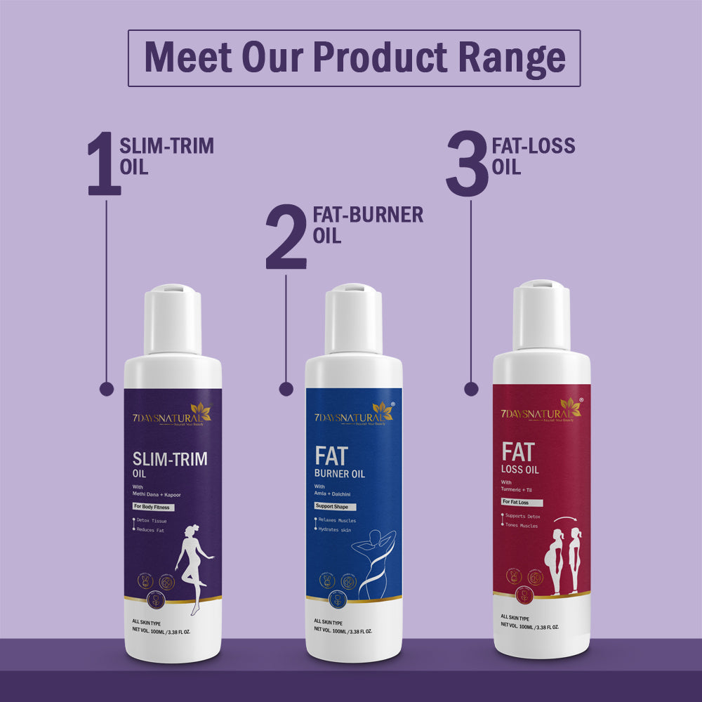 7Days Natural Advance  slimming oil  for reduction of body fat | 7Days Natural- 100ml image 6