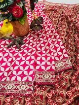 Premium Classic Designer Soft Chinon Silk Saree